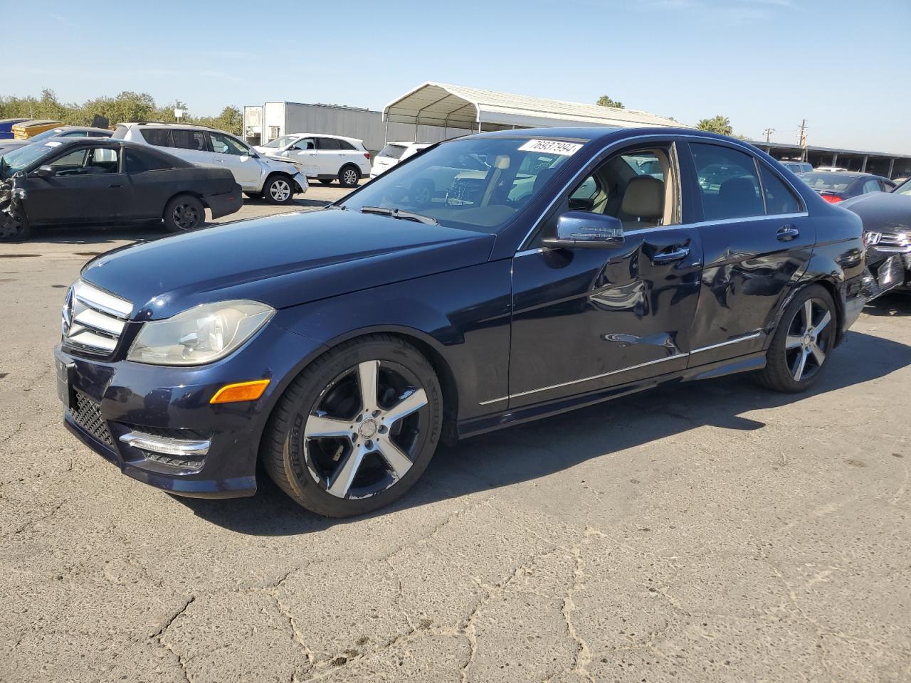 VIN WDDGF4HB8DF971590 2013 MERCEDES-BENZ C-CLASS no.1