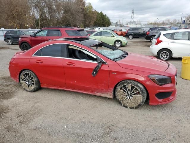  MERCEDES-BENZ CLA-CLASS 2015 Czerwony