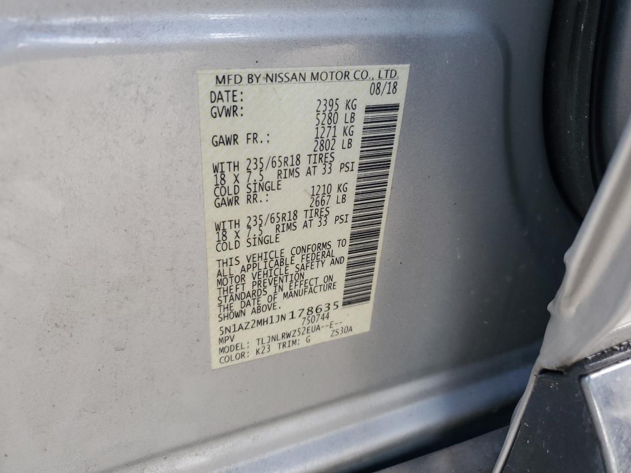 2018 Nissan Murano - Image 15
