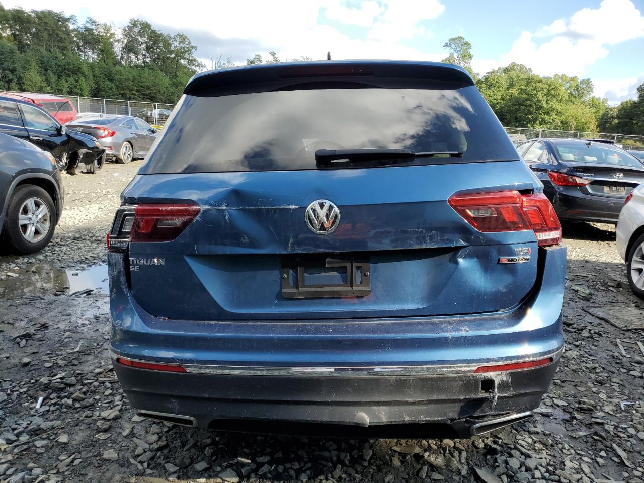 2018 Volkswagen Tiguan Se VIN: 3VV2B7AX3JM101783 Lot: 74105904