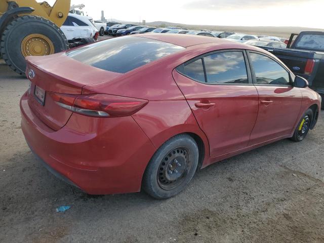  HYUNDAI ELANTRA 2018 Червоний