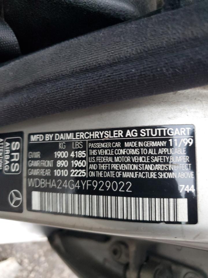 2000 Mercedes-Benz C-klasse - Image 12