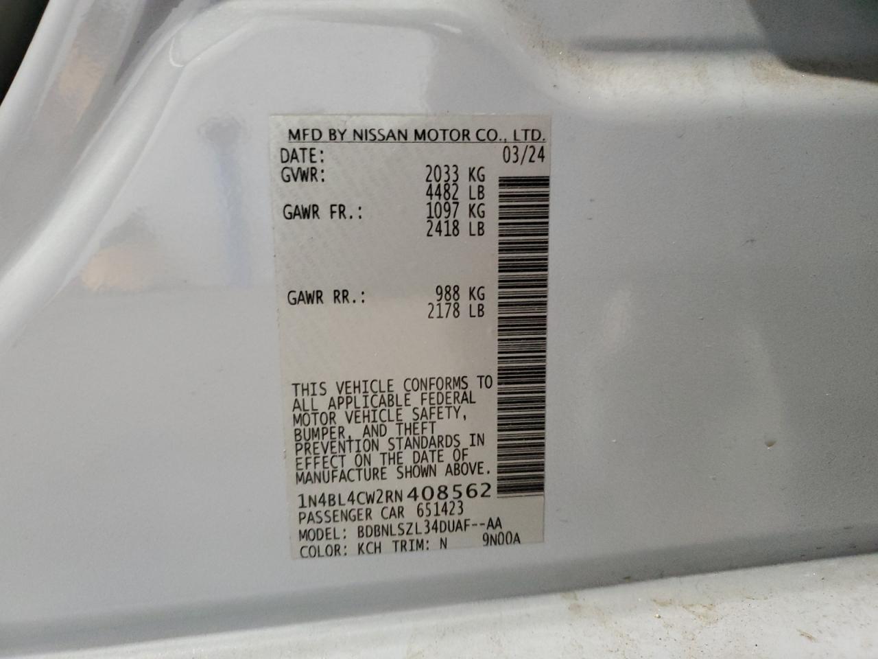 2024 Nissan Altima - Image 13