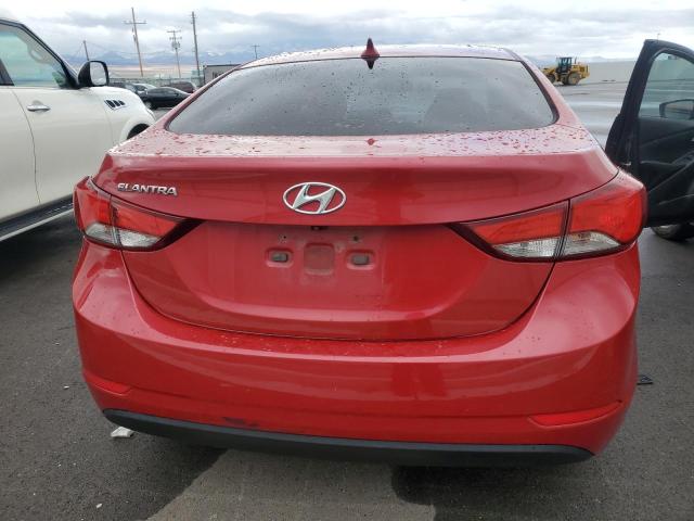  HYUNDAI ELANTRA 2014 Красный