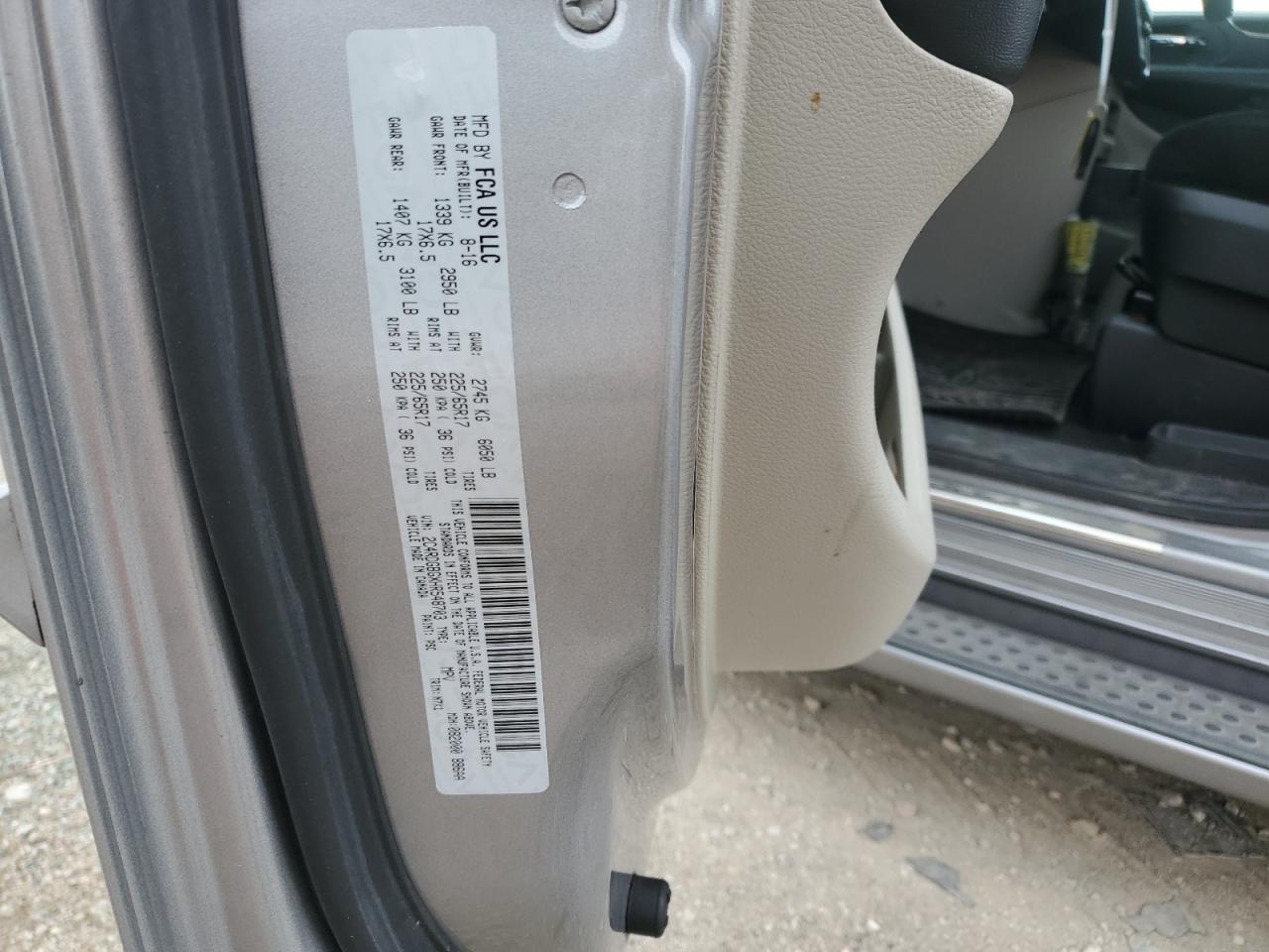 2017 Dodge Grand Caravan Se VIN: 2C4RDGBGXHR548703 Lot: 78702674