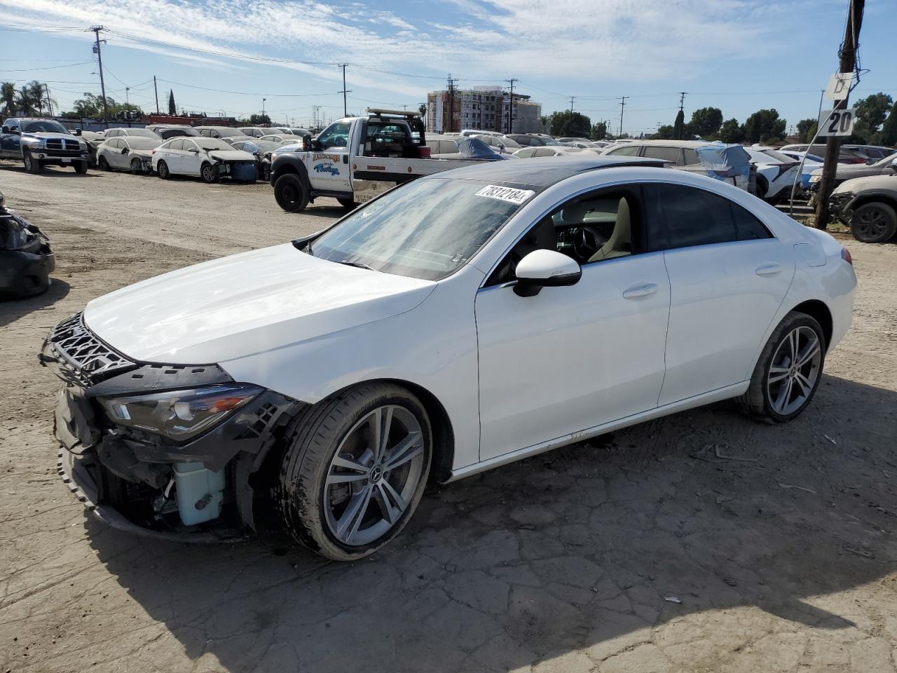 2020 Mercedes-Benz Cla 250 VIN: WDD5J4GB3LN022542 Lot: 78312184