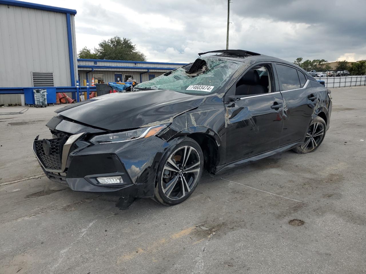 2021 Nissan Sentra Sr VIN: 3N1AB8DV4MY321346 Lot: 74603474