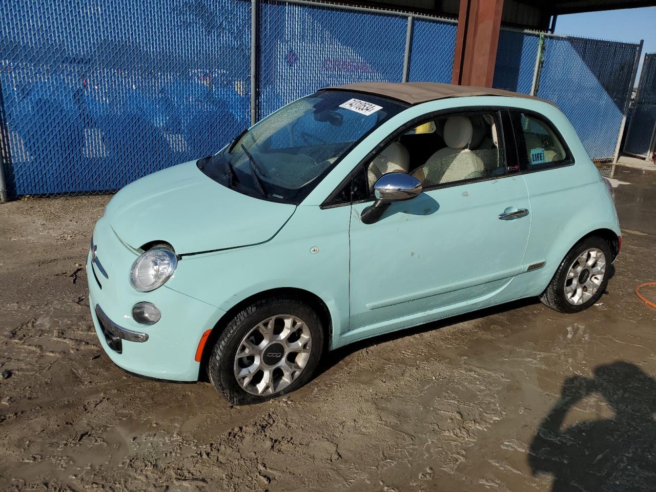 2017 Fiat 500 Lounge VIN: 3C3CFFER0HT661732 Lot: 74310534