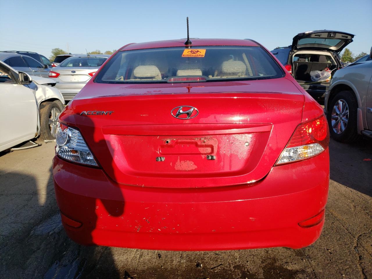 2013 Hyundai Accent Gls VIN: KMHCU4AE9DU276383 Lot: 74594344