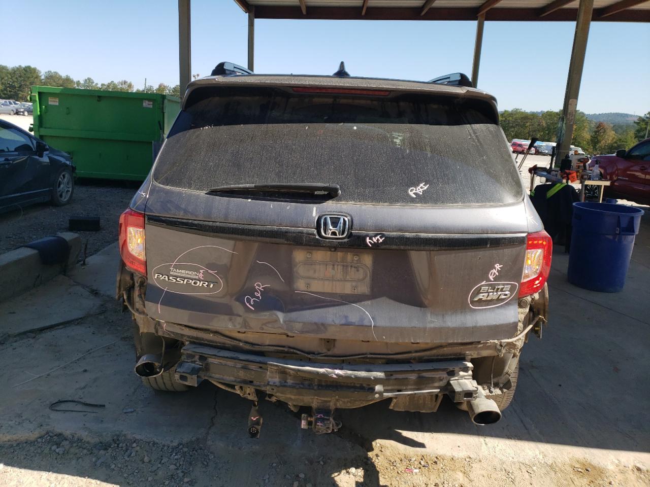 2021 Honda Passport Elite VIN: 5FNYF8H04MB033322 Lot: 77138674