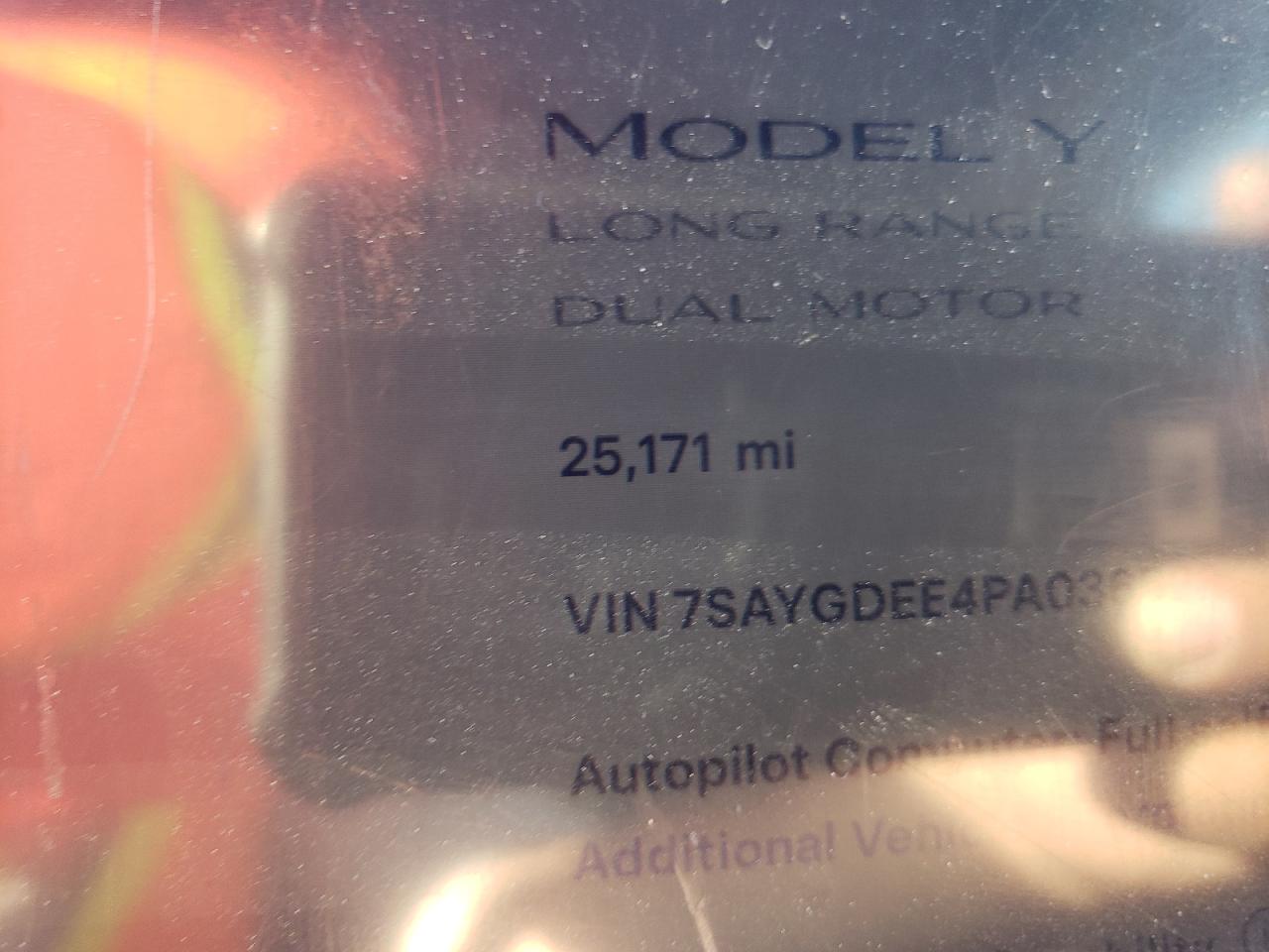 7SAYGDEE4PA036523 2023 Tesla Model Y