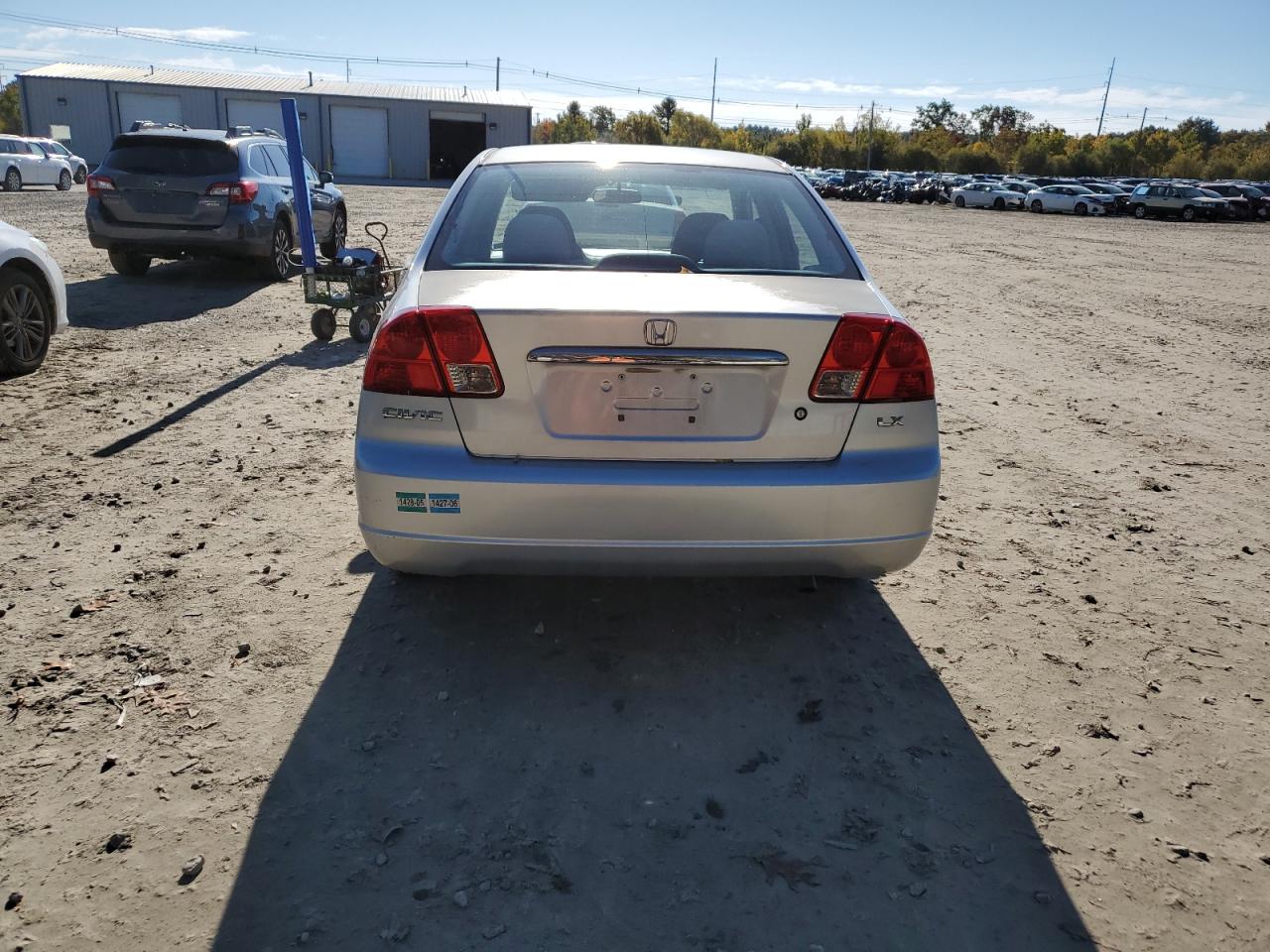 2003 Honda Civic Lx VIN: 1HGES16603L037779 Lot: 76806754