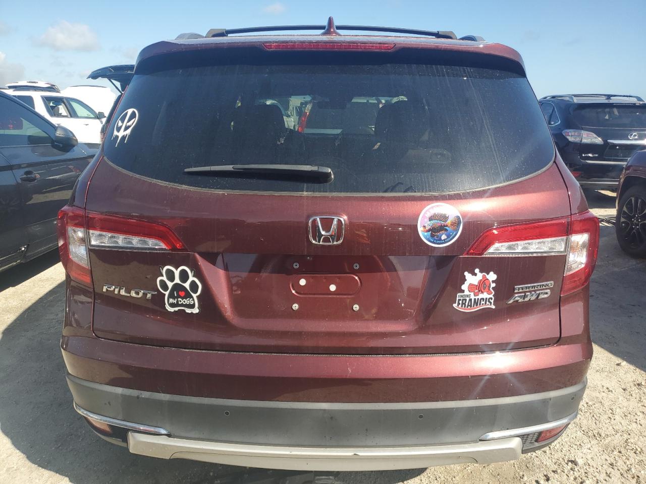 2021 Honda Pilot Touring VIN: 5FNYF6H99MB063256 Lot: 74504444