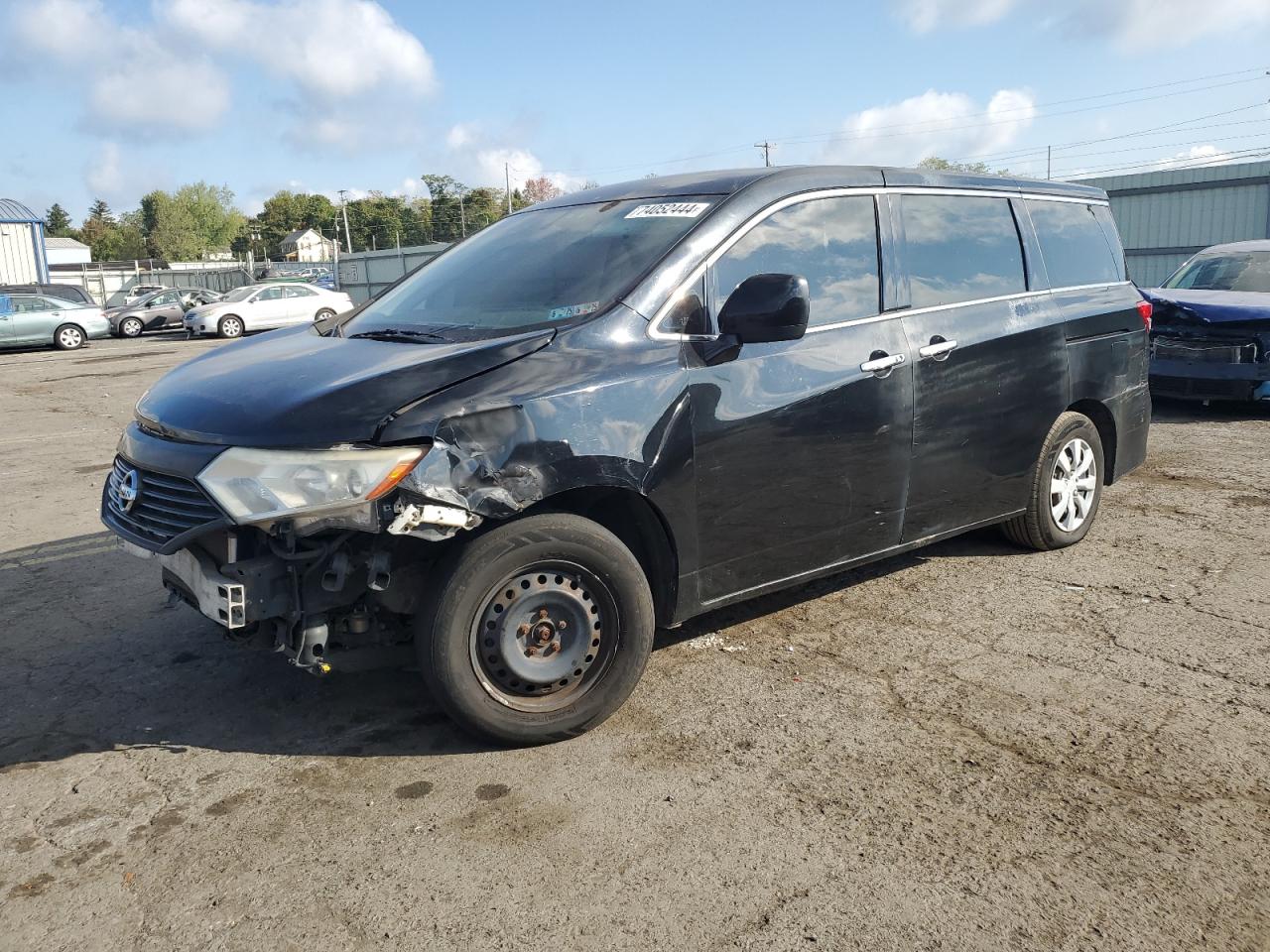 2013 Nissan Quest S VIN: JN8AE2KP2D9064221 Lot: 74052444