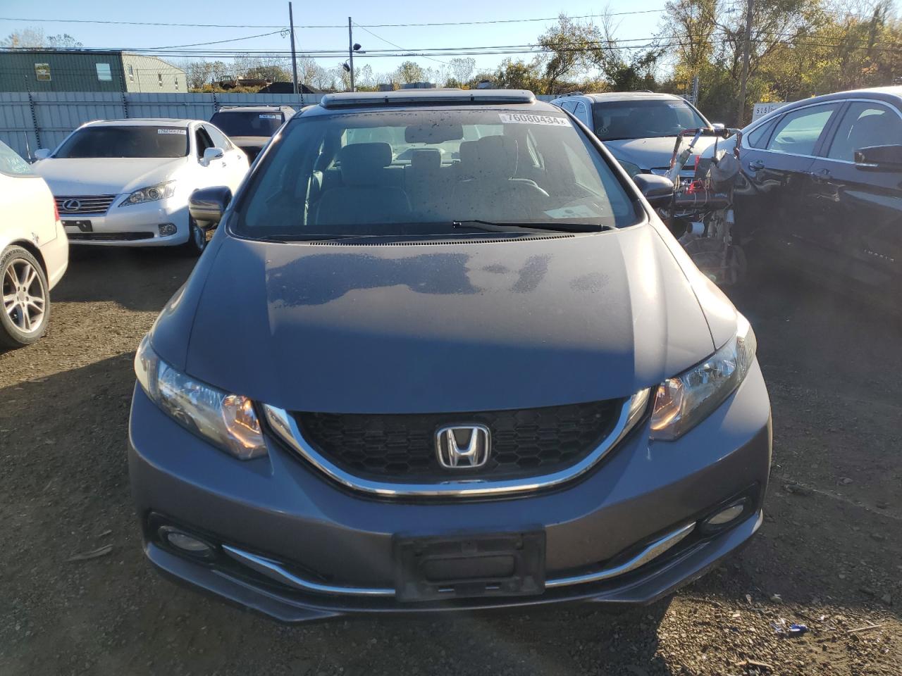 2014 Honda Civic Exl VIN: 2HGFB2F9XEH524041 Lot: 76080434