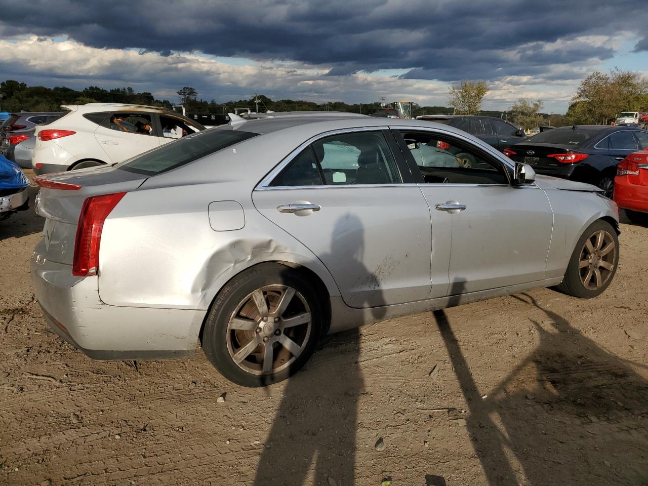 VIN 1G6AA5RA4D0141298 2013 CADILLAC ATS no.3