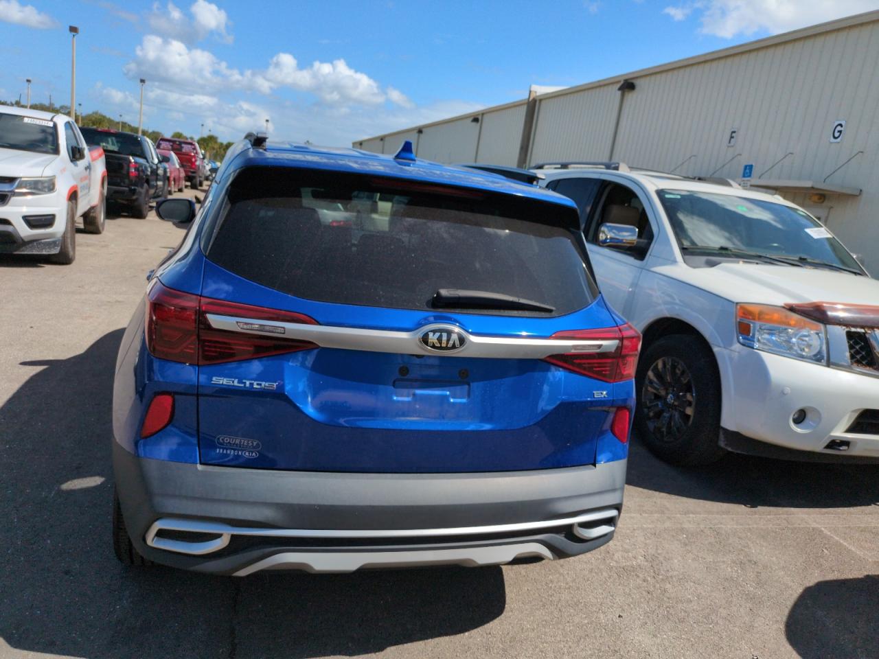 2021 Kia Seltos Ex VIN: KNDERCAAXM7222093 Lot: 75013774