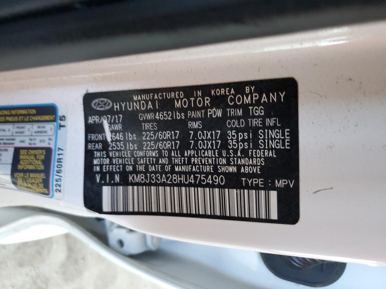 2017 Hyundai Tucson - Image 13