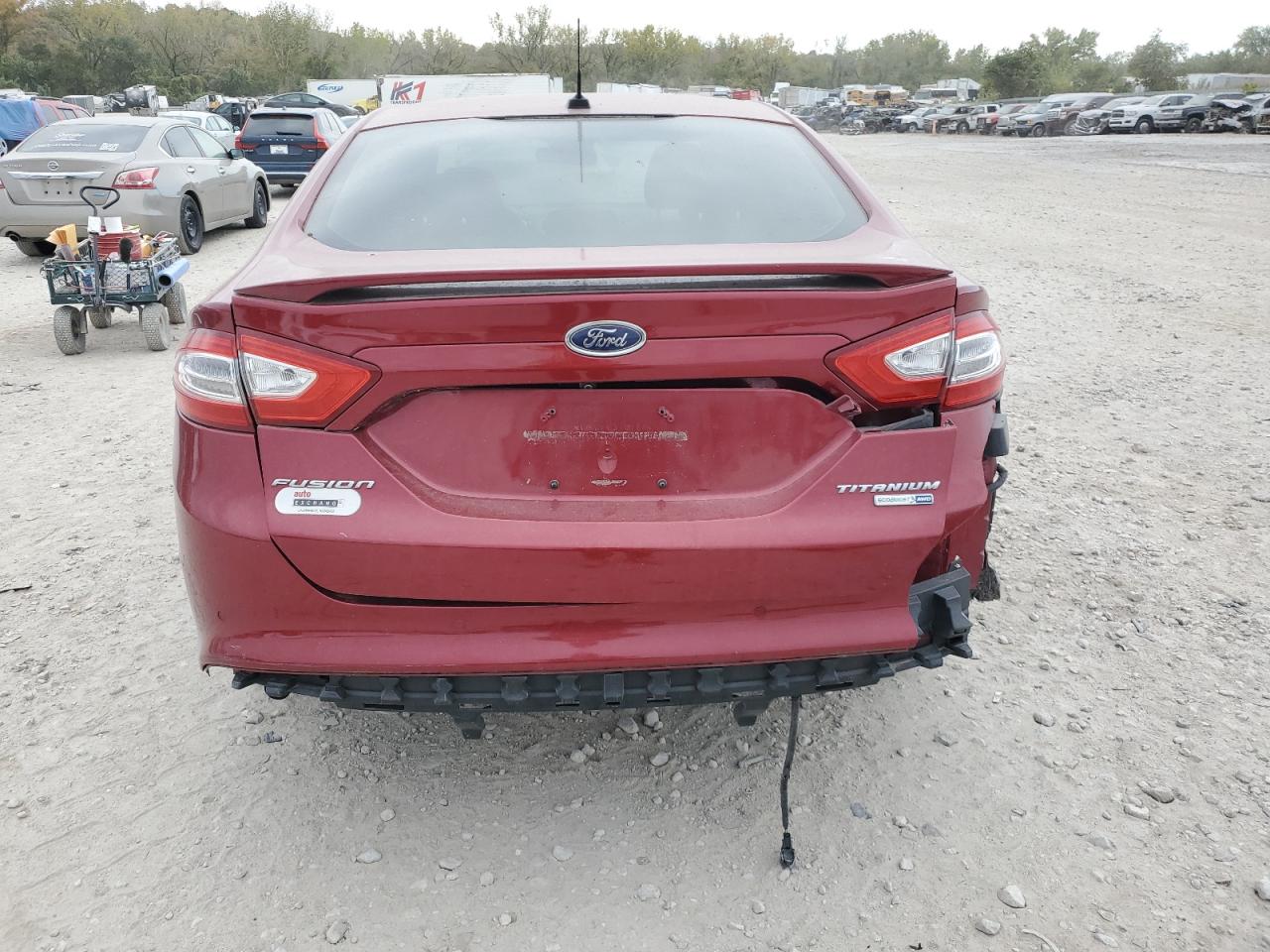 2013 Ford Fusion Titanium VIN: 3FA6P0D94DR208098 Lot: 76124014