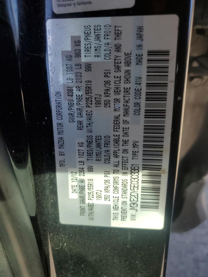 2014 Mazda Cx-5 Gt VIN: JM3KE2DY5E0303361 Lot: 77806904