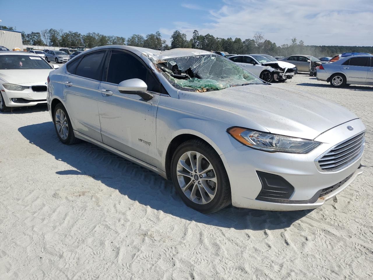 2019 Ford Fusion Se VIN: 3FA6P0LU5KR196689 Lot: 75442804