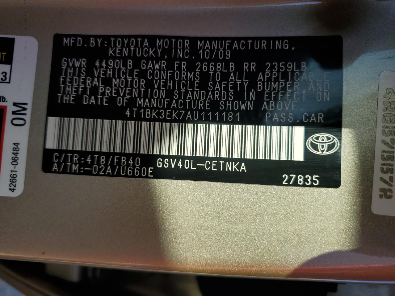 2010 Toyota Camry - Image 13