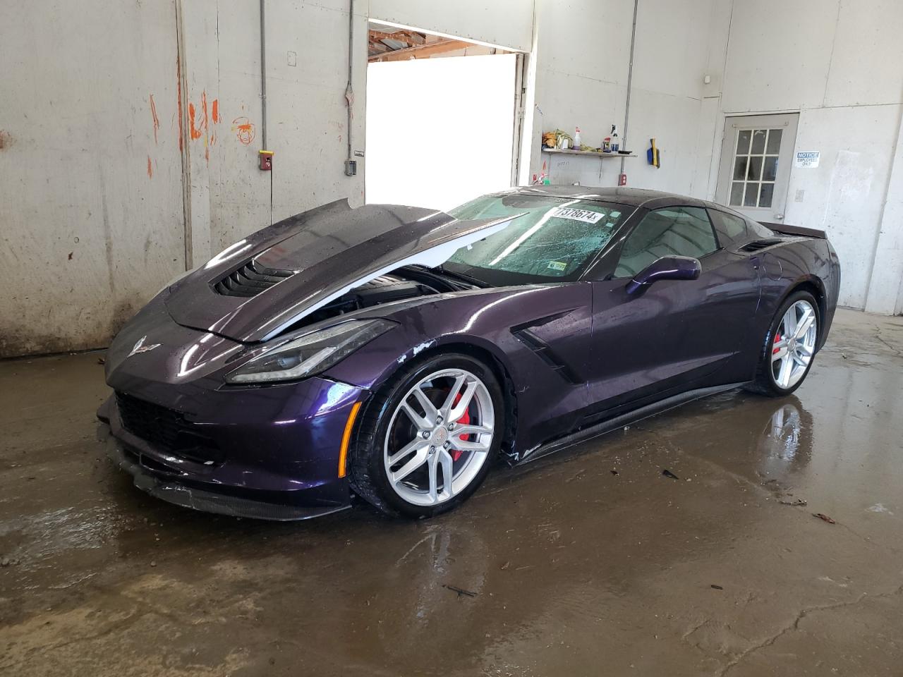 2014 Chevrolet Corvette Stingray 3Lt VIN: 1G1YE2D78E5108683 Lot: 77378674