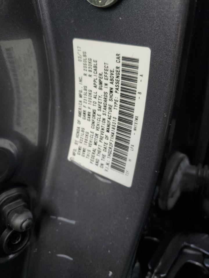 1HGCR2F71HA185010 2017 Honda Accord Ex