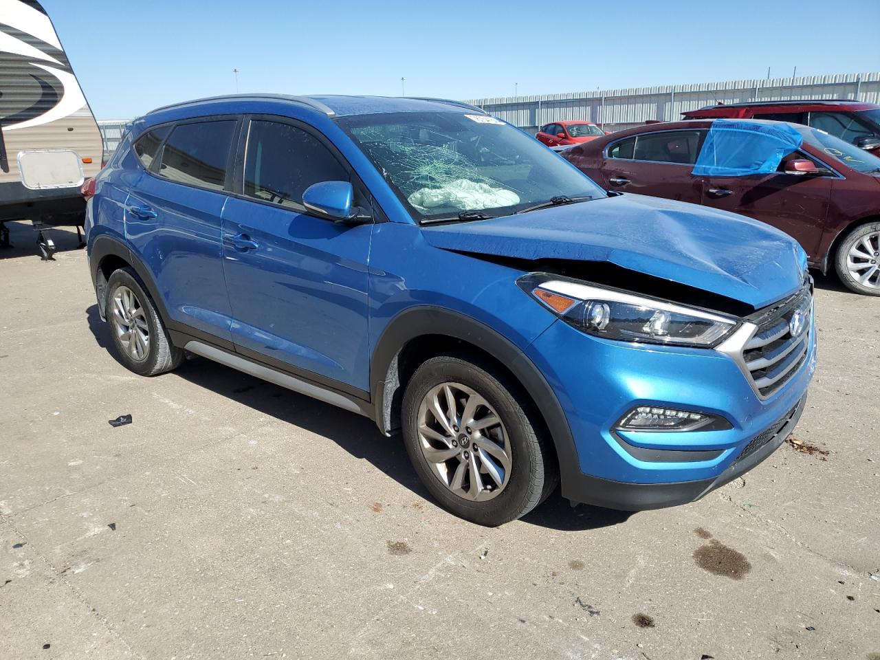 VIN KM8J33A45JU641505 2018 HYUNDAI TUCSON no.4