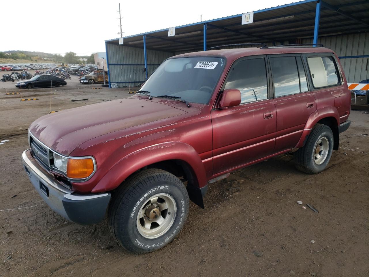 1991 Toyota Land Cruiser Fj80 VIN: JT3FJ80W1M0000142 Lot: 76090574