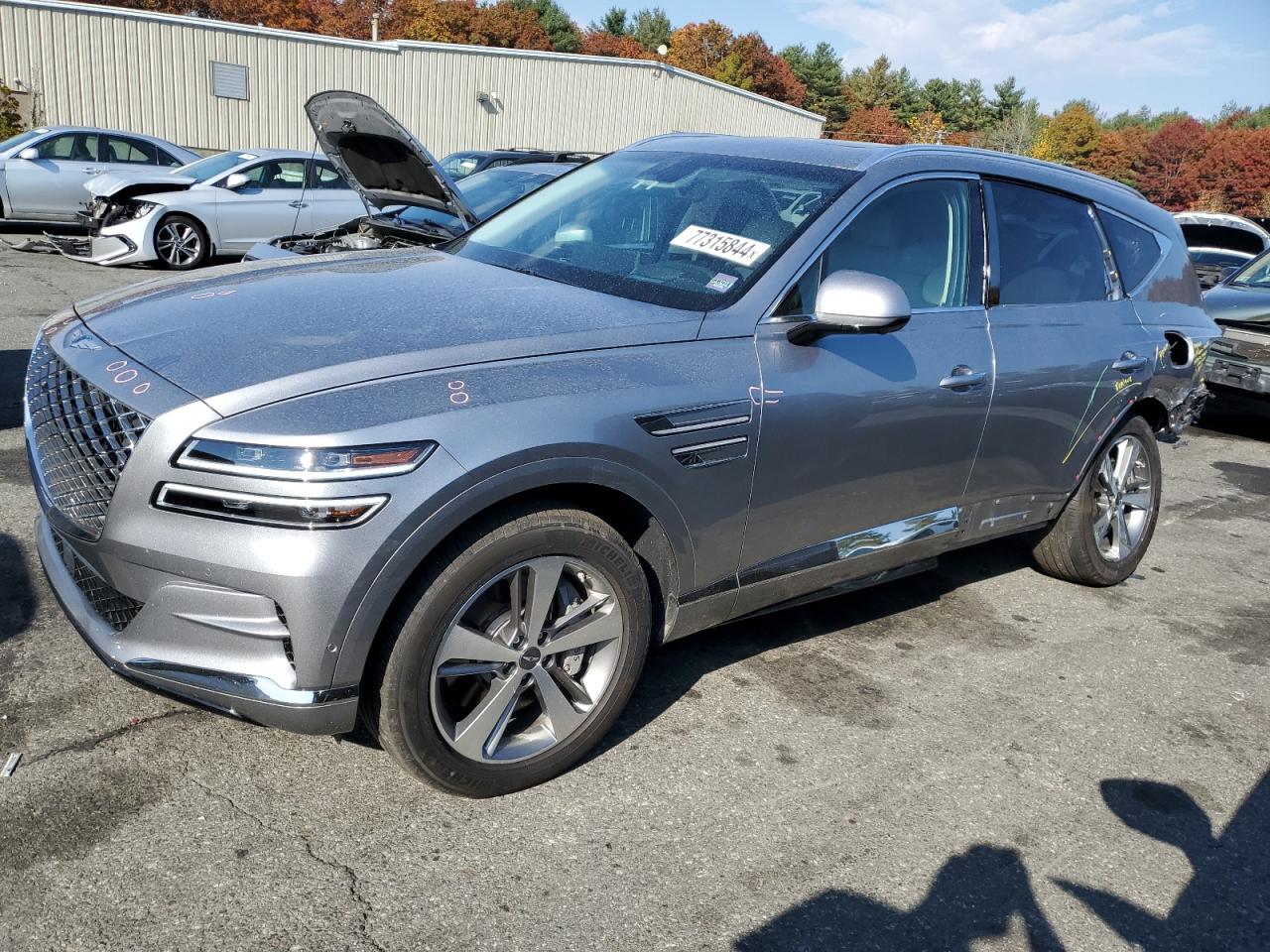 2024 Genesis Gv80 Base за продажба в Exeter, RI - Rear End