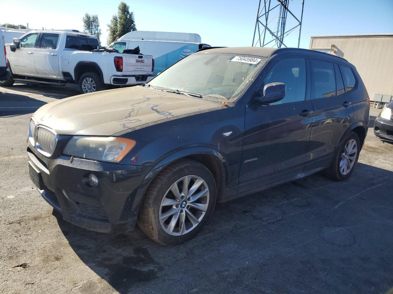 2011 BMW X3 xDrive35I VIN: 5UXWX7C53BL734556 Lot: 75045984