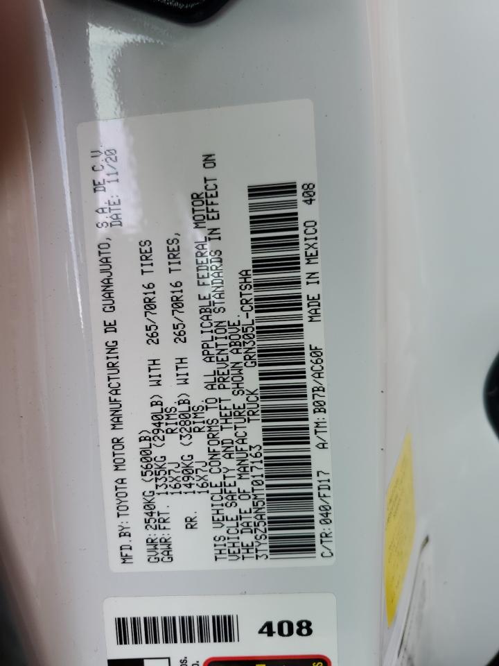 3TYSZ5AN5MT017163 2021 Toyota Tacoma Access Cab