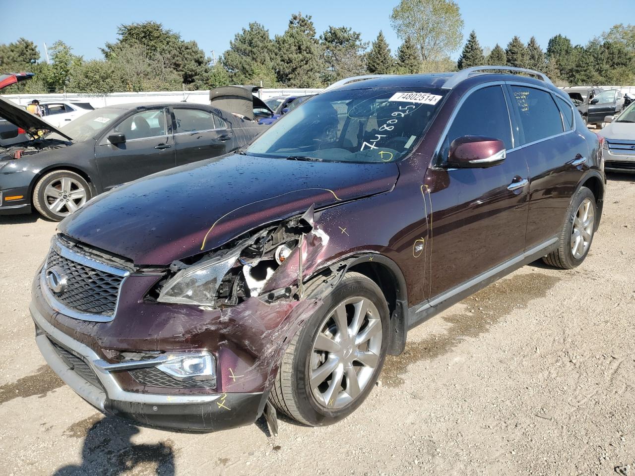 2016 Infiniti Qx50 for Sale in Elgin, IL - Front End