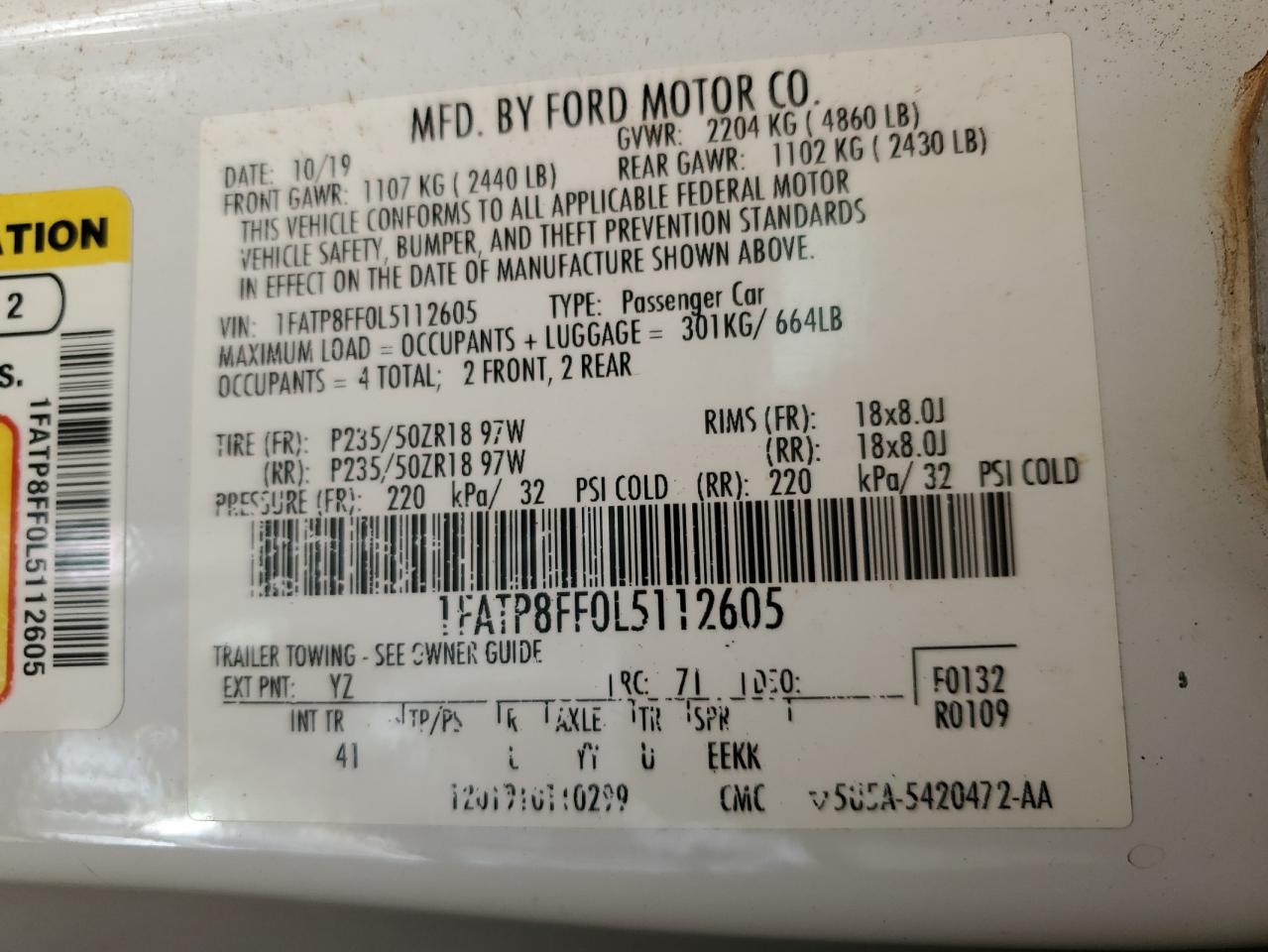 2020 Ford Mustang - Image 13