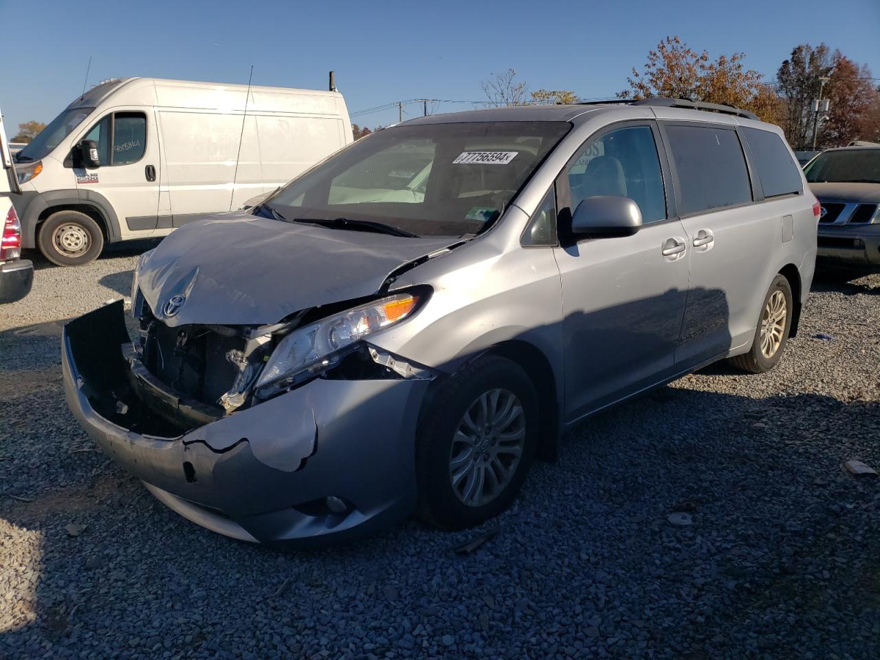 2014 Toyota Sienna Xle VIN: 5TDYK3DC4ES486402 Lot: 77756594