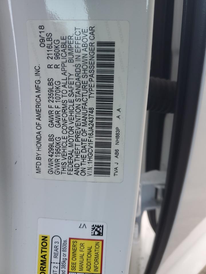 2018 Honda Accord - Image 12