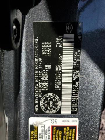 2009 TOYOTA CAMRY BASE