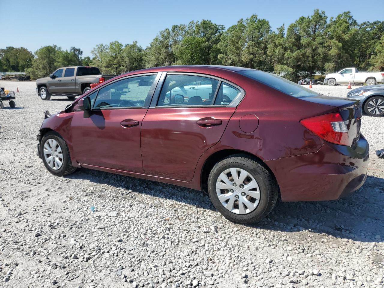 2012 Honda Civic Lx VIN: 2HGFB2F52CH600698 Lot: 75426124