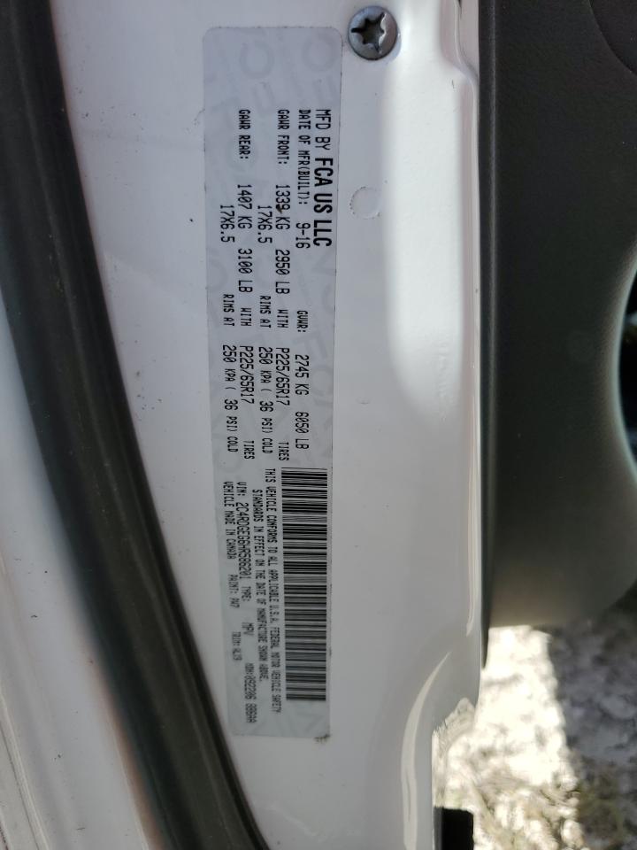 2017 Dodge Grand Caravan Gt VIN: 2C4RDGEG6HR586201 Lot: 76137224