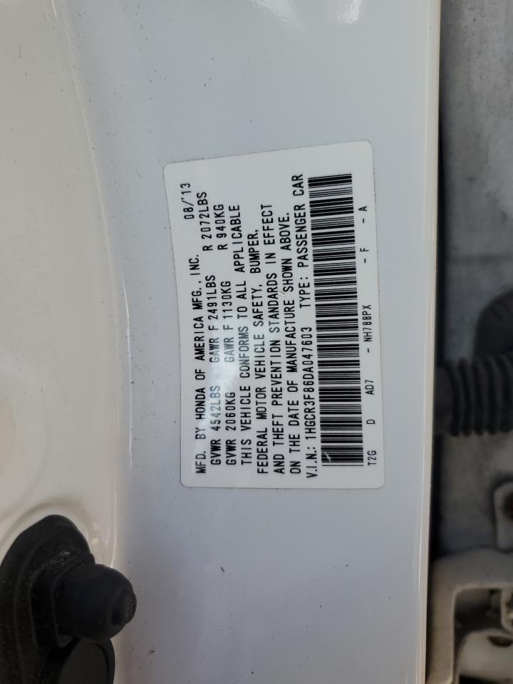 1HGCR3F86DA047603 2013 Honda Accord Exl