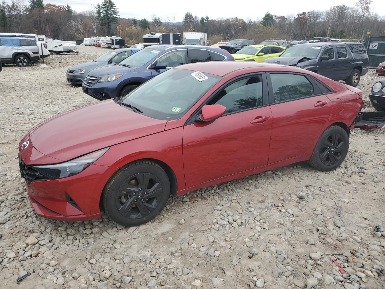 2021 Hyundai Elantra Sel VIN: KMHLS4AG8MU211855 Lot: 78386634