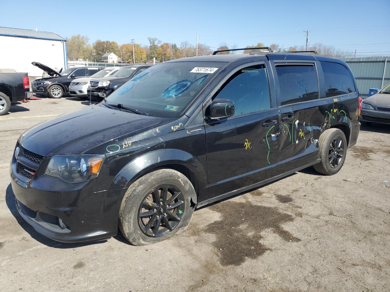 2019 Dodge Grand Caravan Gt VIN: 2C4RDGEG3KR671343 Lot: 76371674