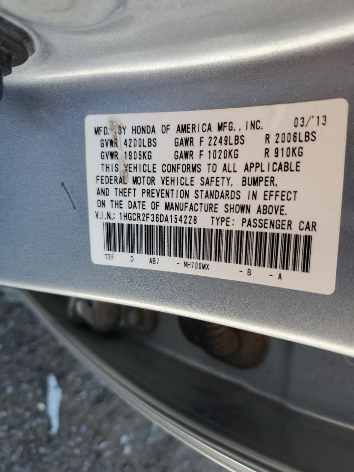 1HGCR2F36DA154228 2013 Honda Accord Lx