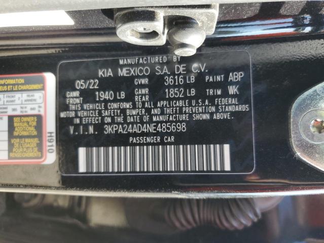 3KPA24AD4NE485698 Kia Rio LX 13