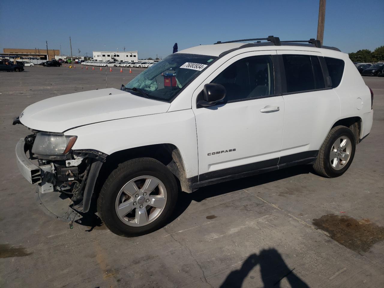 2014 Jeep Compass Sport VIN: 1C4NJCBA2ED883030 Lot: 76083934