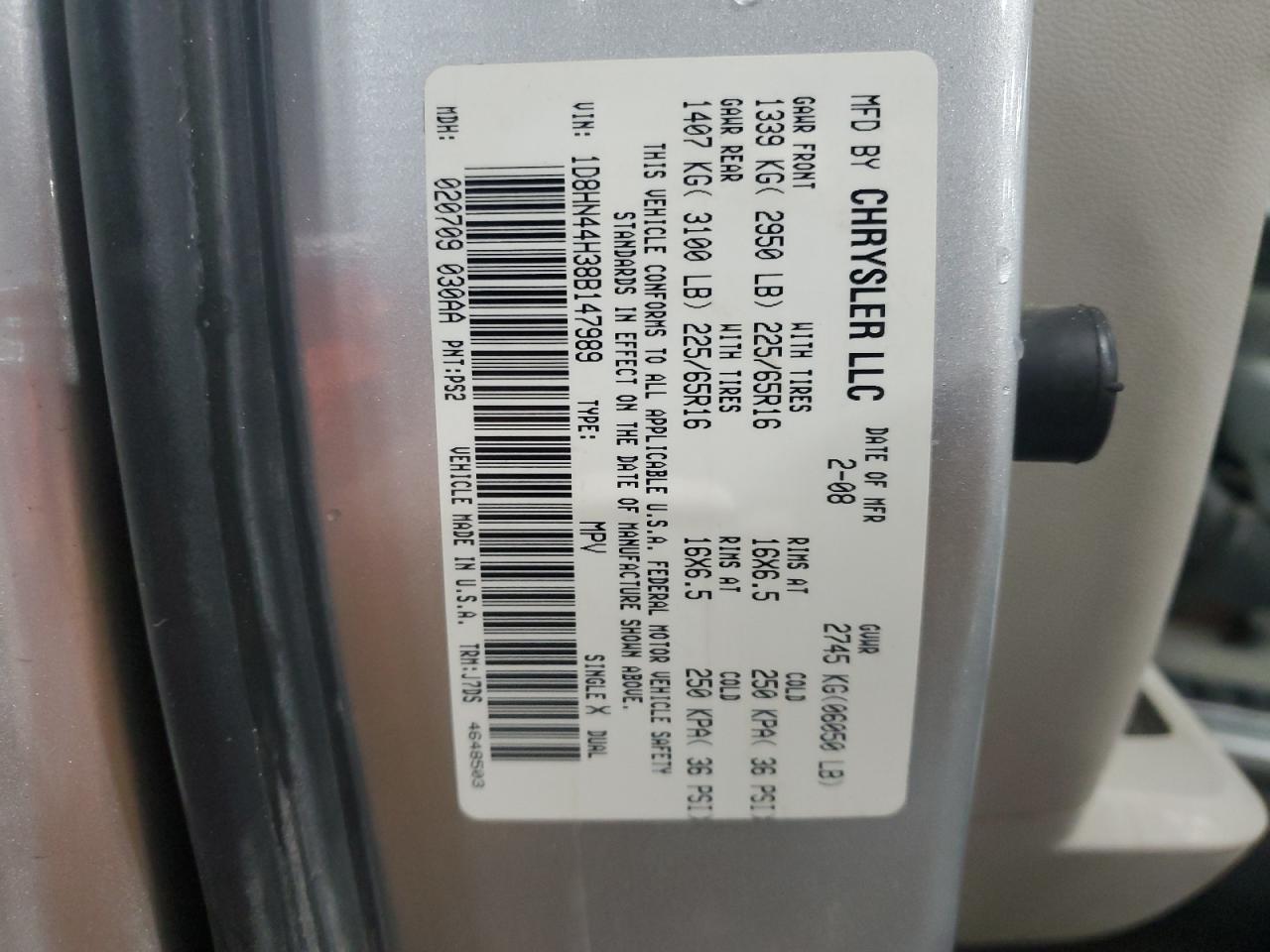 2008 Dodge Caravan - Image 13