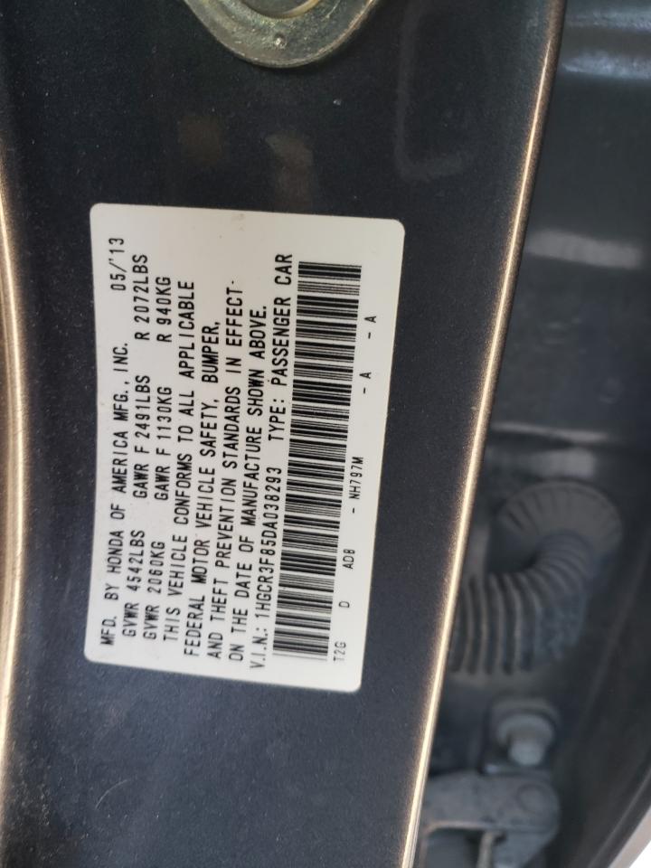 1HGCR3F85DA038293 2013 Honda Accord Exl