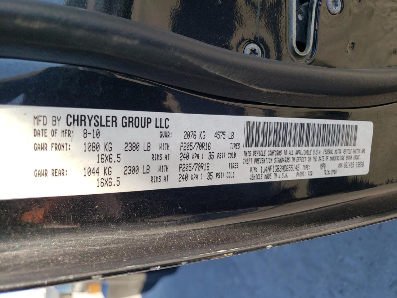 2010 Jeep Liberty (Patriot) - Image 13