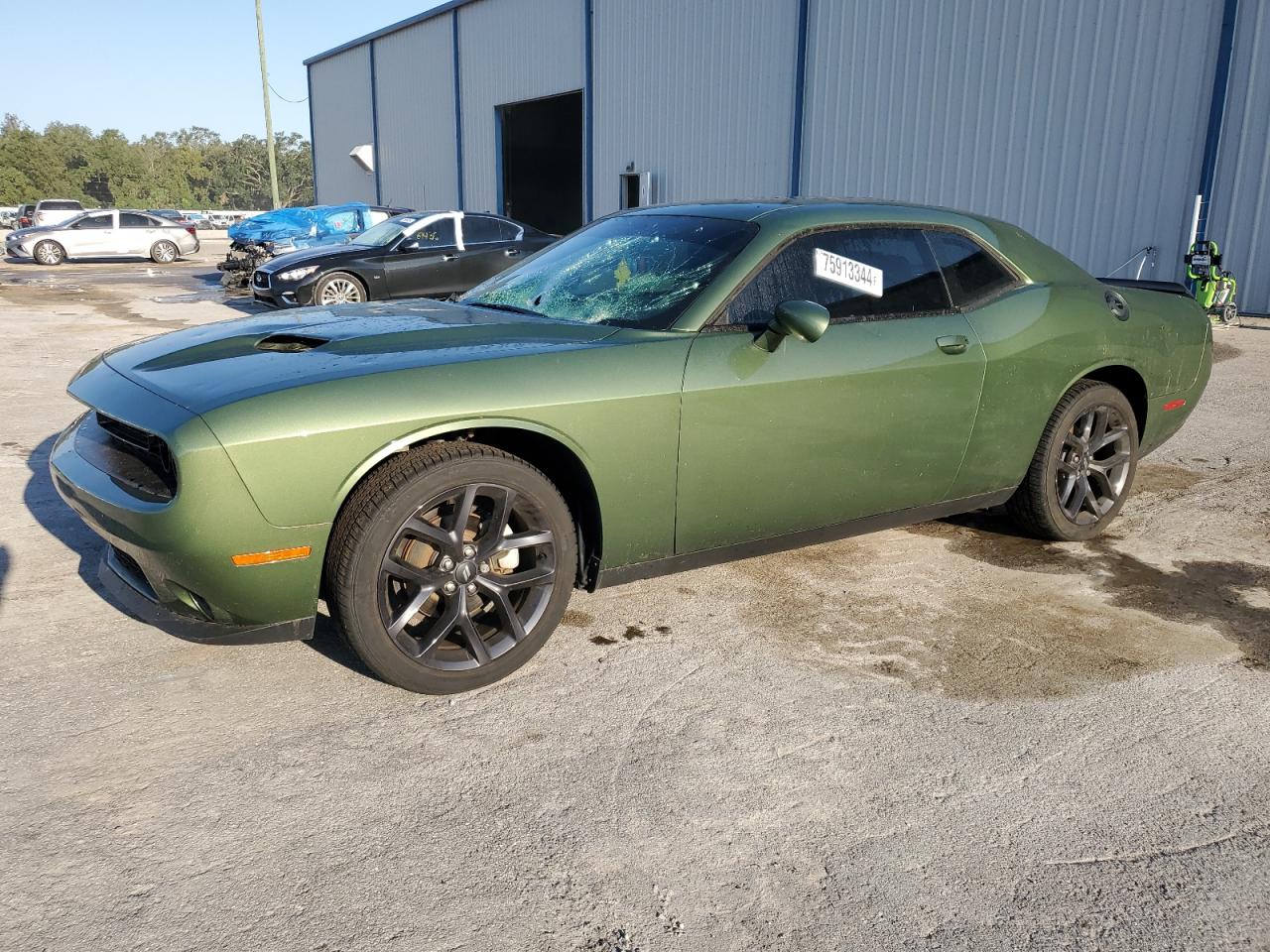 2021 Dodge Challenger Sxt VIN: 2C3CDZAG7MH673651 Lot: 75913344